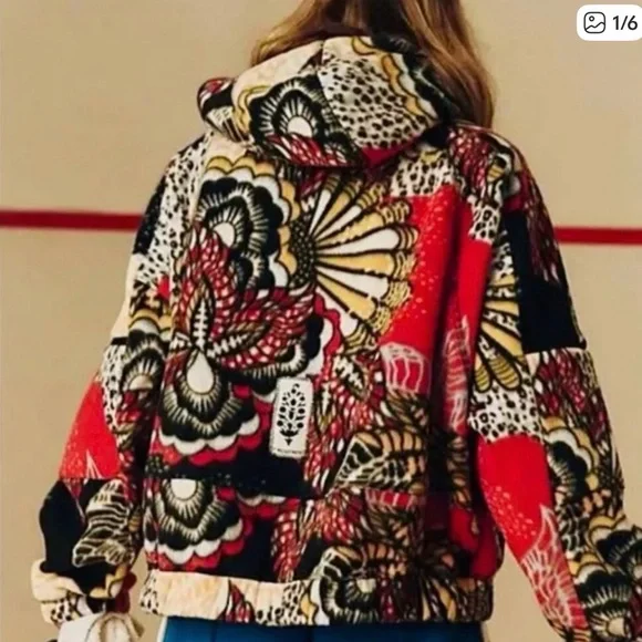 ⭐️NWT Free People Wild & Free Fleece Pullover Hoodie - Picture 2 of 7